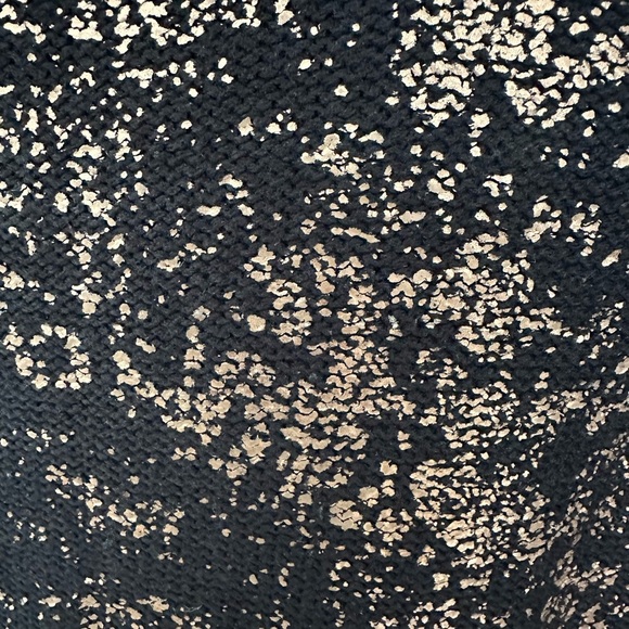 Sparkle & Fade Black Sweater with Gold Fleck M - Picture 9 of 9